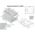 thumbnail image 7 of Woodland Bunk Bed Twin over Full in Multiple Colors and Configurations, 7 of 7