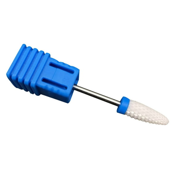 UDIYO Nail Drill Bit Hard-wearing Rust-proof Ceramics Electric Nail Drill Bit for Home