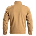 thumbnail image 3 of Hsovts Men Tactical Softshell Jacket Fleece Lined Hooded Jackets Waterproof Windproof Military Outdoor Hiking Fall Winter Coat Beige L, 3 of 4