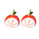 thumbnail image 2 of Pin Cojines Lindos Dibujos Animados Forma Naranja Soportes De Agujas De Algodón para Manualidades DIY Costura Tejer 2 Uds, 2 of 5
