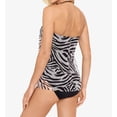 thumbnail image 3 of Ralph Lauren ZEBRA Plus Size Overlay Tummy Control One Piece Swimsuit, US 18W, 3 of 4