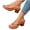 Brown, variant on Women's Thong Heeled Sandals Open Toe Slip On Block Heel Flip Flops Comfortable Non-slip Summer Shoes Beach Vacation