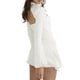 thumbnail image 4 of Sunloudy Vestido ajustado para mujer, manga larga acampanada, sin espalda, color sólido, con pliegues, minivestidos ajustados Sunloudy S M L, 4 of 9