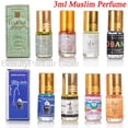 thumbnail image 2 of Perfume de aceite esencial musulmán Roll On, notas florales, fragancia duradera, Perfume sin Alcohol, desodorización corporal, hombres y mujeres, 3ML, 1PC Fivean unisex, 2 of 2