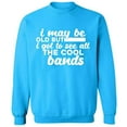thumbnail image 2 of OXI Crewneck Sweatshirt - The Cool Bands, Basic Casual Sweatshirts for Men's and Women Fleece Sweatshirt Long Sleeve - Sapphire Medium, 2 of 2