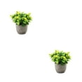 thumbnail image 3 of Redempat Plastic Easy To Clean Artificial Succulent Realistic Appearance Long-lasting Durability Eco-friendly newyellowbabysbreath 2Set, 3 of 6