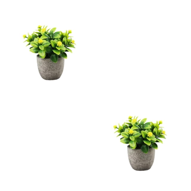 Naiovety Falsa planta de jade en conserva verde de bajo mantenimiento, suculenta artificial respetuosa con el medio ambiente para interiores y Type2 NO2