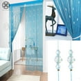 thumbnail image 3 of Luxtrada Crystal Beaded Curtain Tassel Curtain - Partition Door Curtain Beaded String Curtain Door Screen Panel Home Decor Divider Crystal Tassel Screen 100CMX200CM, 3 of 6