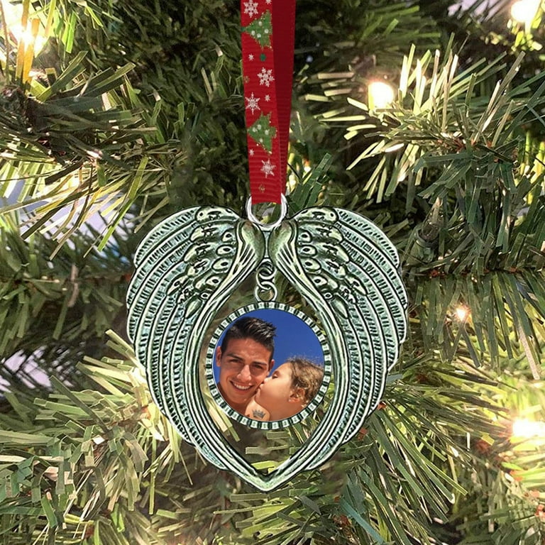 Family Decorations Gift Christmas Pendant Ornament Frame