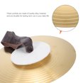 thumbnail image 2 of MOVTOTOP 1 Pair of Small Alloy Hand Cymbals Performance Band Percussion Musical Instrument, 2 of 5