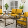 thumbnail image 2 of Kimunuk Outdoor Deep Seat Cushion Set for Patio Furniture, Splash-Proof & Fade Resistant, 22" L X 24" W X 4" H,Yellow, 2 of 6