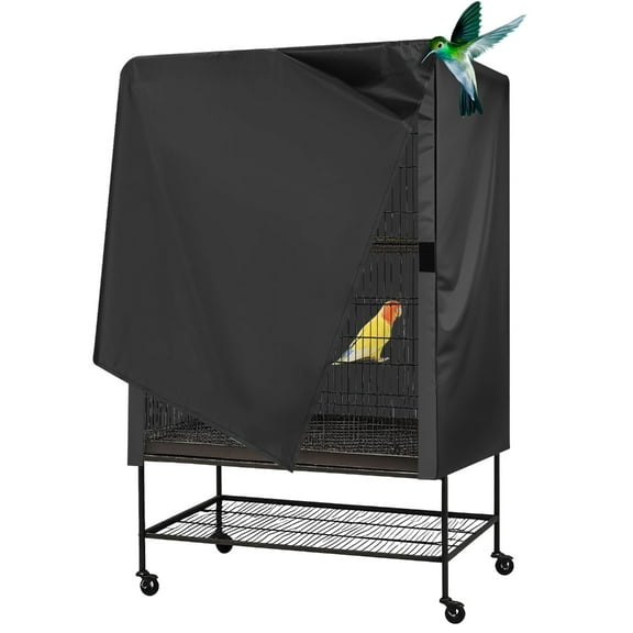 Extra Large Bird Cage Sleep Cover Blackouts Easy to Install Removable Design