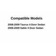 thumbnail image 3 of Driver Left Side Front Door Window Door Glass Compatible with Ford Taurus/Mercury Sable 4 Door Sedan 2008-2009 Models, 3 of 6