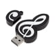 thumbnail image 3 of 2X Palillo de Memoria de Lido USB 2.0 Memoria de Simbolo de Notas Musicales Palillo 16GB, 3 of 6