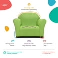thumbnail image 4 of Keet Roundy Children's Chair, Microsuede, Green, 4 of 5