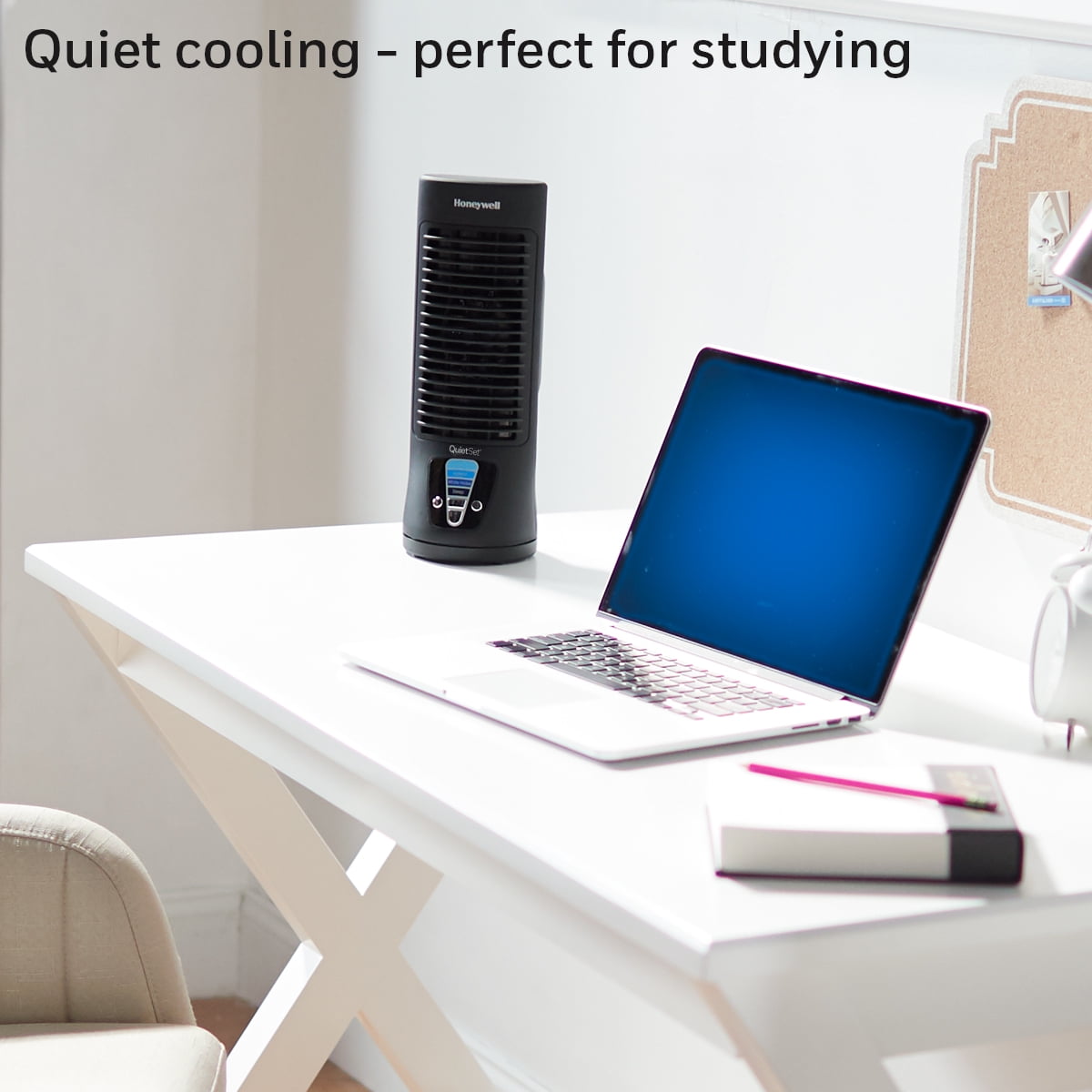 Honeywell 13 Quiet Set Oscillating Slim Personal Table Fan, New, Black, W  5.1 x H 13 x L 3, HTF210B - Walmart.com