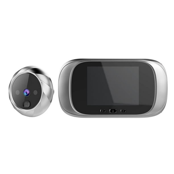 Sistema de timbre con videoportero con pantalla LCD transparente de 2,8 pulgadas Kits de timbre con videoportero Plata