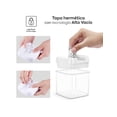 thumbnail image 3 of Contenedores Herméticos AGBOX Acrílico 7 piezas Tapa Blanca y Transparente, 3 of 5