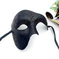 thumbnail image 3 of Masquerade Maskl Veneciano Halloween Mardi Gras Disfraces Party Ball Prom Mask-2pcs, 3 of 5
