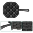 Takoyaki Pan 12 Molds Cast Iron Takoyaki Maker Skillet Japanese Octopus