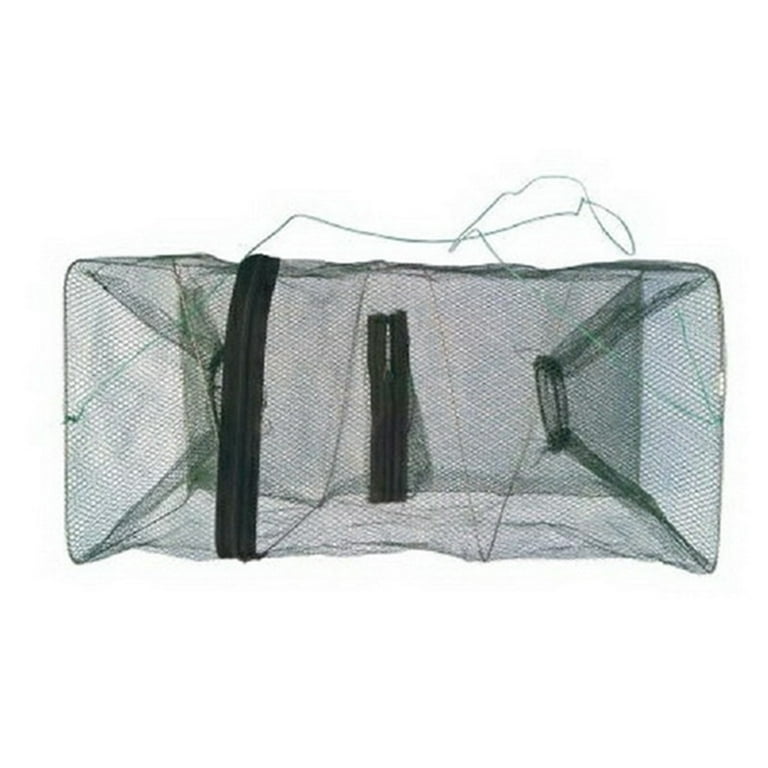 Foldable Crab Trap Portable Bait Traps Fishing Nets Opening Type Fishing Net  for Sea Coarse Game Fishing for Fish Catch and Release(6 Corner Closed  80cm), Nets -  Canada