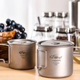 thumbnail image 2 of POINTERTECK Tasse d'Eau en Titane Pur Multi-Usages Tasse de Camping Multifonctionnelle, 2 of 8