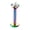multicolor, variant on Pair Piercing Labret Monroe Lip CZ Tragus Cartilage Helix Upper Ear Ring Stud-multicolor-10mm