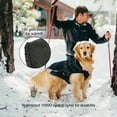 thumbnail image 4 of Kurgo North Country Dog Coat, Dog Winter Jacket, Waterproof Dog Jacket, Dog Snow Jacket and Windproof Dog Coat, Reflective Dog Fleece (Red, Large), 4 of 10