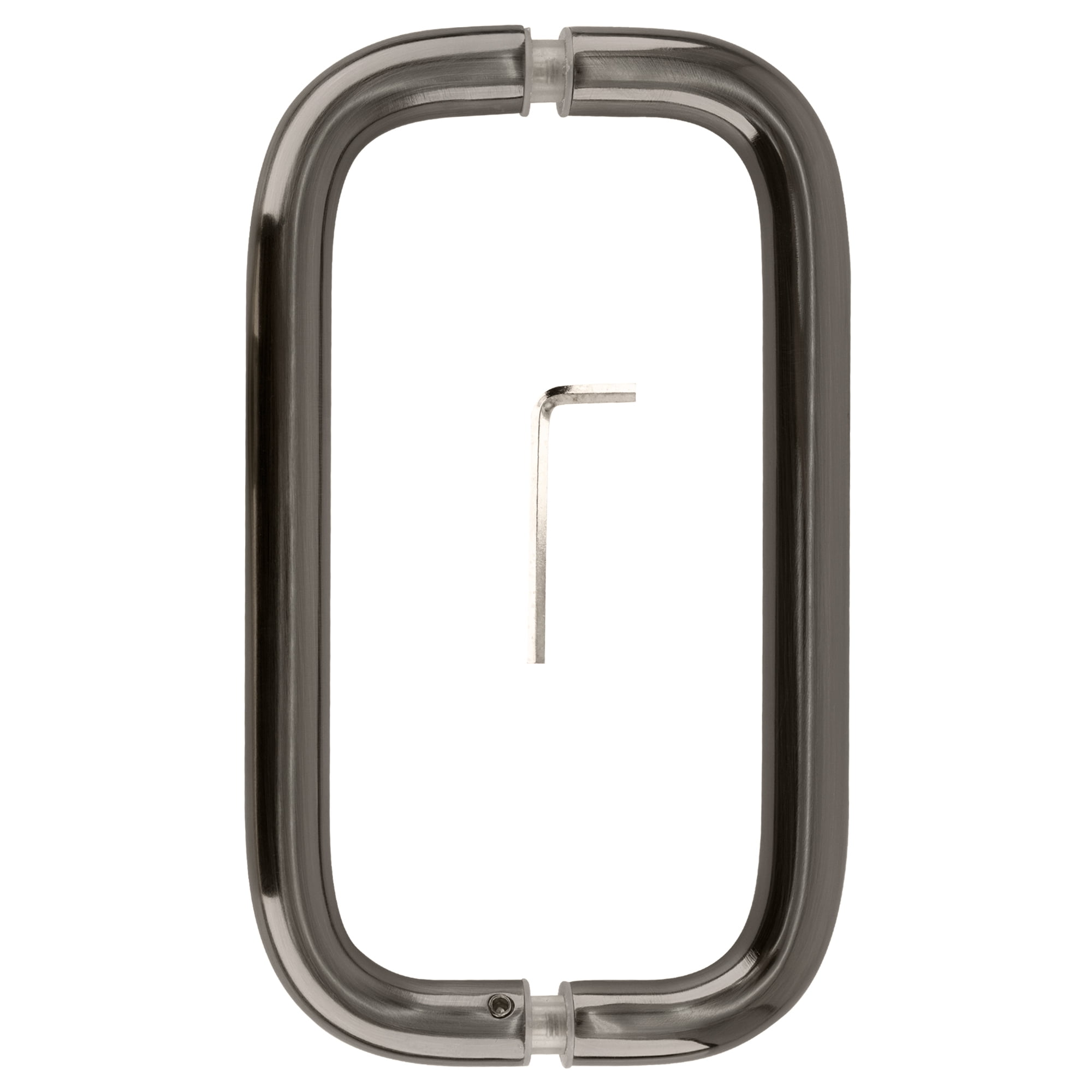 CRL BPD8ABN Back-to-Back Solid Pull Handles Without Metal Washers 8" Antique Brushed Nickel