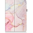 thumbnail image 3 of elitegadget Case for Onn 8 Inch Tablet (2024 Model) Gen 4 - Slim Lightweight Folio PU Leather Folding Stand Cover Case + 1 Random Stylus (Pink Marble), 3 of 4