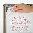 thumbnail image 4 of M&T Displays Curved Menu Board, 8.5x11 inch Earth Color Pedestal Sign Holder Floor Standing Aluminum Front Loading Easy Open Poster Message Advertisement Holder for Restaurant Cafe Hotel, 4 of 8