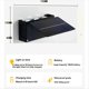 thumbnail image 4 of Lámpara de Pared Solar LED para Exteriores, Resistente A la Lluvia, Al Agua, para Jardín, Patio, Lámpara de Control de Luz Inteligente, Luz Solar Ajustable C, 4 of 5