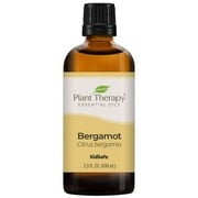 Plant Therapy Bergamot Essential Oil 100% Pure, Undiluted, Natural Aromatherapy, Therapeutic Grade 100 mL (3.3 oz)