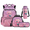 Axolotl Math Study, variant on Binienty Axolotl Math Study 4 Piece Bookbag for Teens, Lunch Box Tote Durable Pencil Case with Lightweight Water Bottle Protector Suitable for Daily Use
