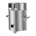 thumbnail image 2 of Estufa de camping,Estufa de leña portátil para exteriores y eficiente para interiores,Horno de gasificación sin humo para exteriores,color plata,Estufa de leña para camping de acero, 2 of 9