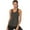 Dark Gray, variant on Summer Halter Tops for Women Sleeveless U Neck Racerback Tank Tops Skinny Athletic Stretch Sports Crop Tops