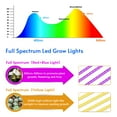 thumbnail image 4 of 4 Pack Led Grow Lights for Indoor Plants Full Spectrum WaterproofPlant Light Strip 10 Dimmable Levels 3 Working Modes Timer 3/9/12H Grow Lamp with Remote Control for Indoor Plant Growing, 4 of 8