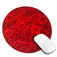 thumbnail image 2 of Disketp Red Rose Small Mouse Pad 7.9x7.9 Inches,Washable Round Mousepad For Office Laptop Computer,Non-Slip Rubber Base Mouse Pads For Wireless Mouse, 2 of 9