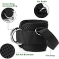 thumbnail image 4 of Correa de Tobillo para MáQuina de Cable, Bandas de Muslo para Hombres y Mujeres para Entrenamiento Entrenador de Caderas Prensa de Piernas Gimnasio de Fuerza Muscular, 4 of 5