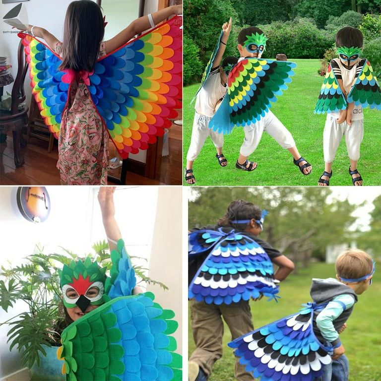 Child Full Length Bird Costume Accessory Eagle Wings