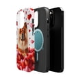 thumbnail image 2 of DistinctInk MagSafe Tough Case for Apple iPhone 14 Pro Max (6.7" Screen) - Valentine's Day Chow Chow - Lightweight Grip, 2 of 6