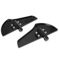 thumbnail image 3 of 2 estribos traseros CNC para pasajero de motocicleta, accesorios para estribos Negro, 3 of 6