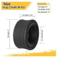 thumbnail image 4 of 23x10.5-12 Lawn Garden Tractor Tires 23x10.50x12 Tubeless 4 Ply Golf Cart Turf Tires, Set of 2, 4 of 9