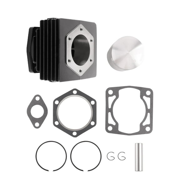 Cylinder Piston Gaskets Top End Rebuild Kit for EZGO 2 Cycle Gas Golf Cart 76-88