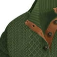 thumbnail image 3 of Ceisia Men's Regular-Fit Stand-Collar 4-Button Nautical Knit Sweatshirt With Compass Print Gift, 3 of 4