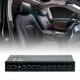 thumbnail image 2 of Ecualizador de 9 Bandas Alto Rendimiento 9 Bandas de Ecualización 12 V CC para RV Coche Metal con Entrada CD AUX Salida de Chip, 2 of 5