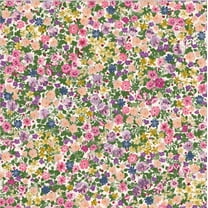 Printed Adhesive Vinyl Pansies Pattern Glitter Vinyl
