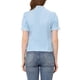 thumbnail image 3 of CAMISA DE BOTONES DE ALGODÓN CON CUELLO ATADO Y BORDADO ELEGANTE PARA MUJERES INSPIRADORAS M AZUL CLARO, 3 of 7