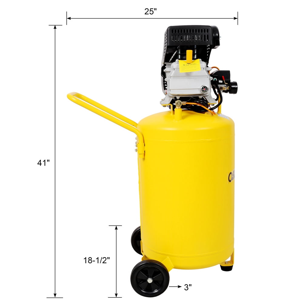 21 Gallon Air Portable Compressor 110V/60HZ, 2.5HP Motor Max 115PSI Pressure