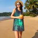 thumbnail image 3 of Fotbe Northern Lights 2 Vestido de Verano sin Mangas para Mujer – Vestido Midi Línea A, Estilo Camiseta Floral, Vestido Playero Casual y Fluido, 3 of 7